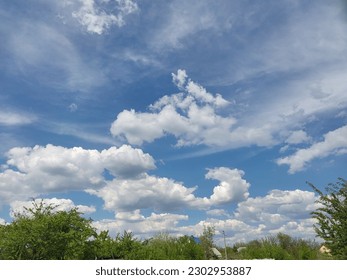 Thunderstorm texture clouds before rain on a the sky