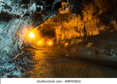 The Thurston Lava Tube In Hawaii Volcano National Park, Big Island.