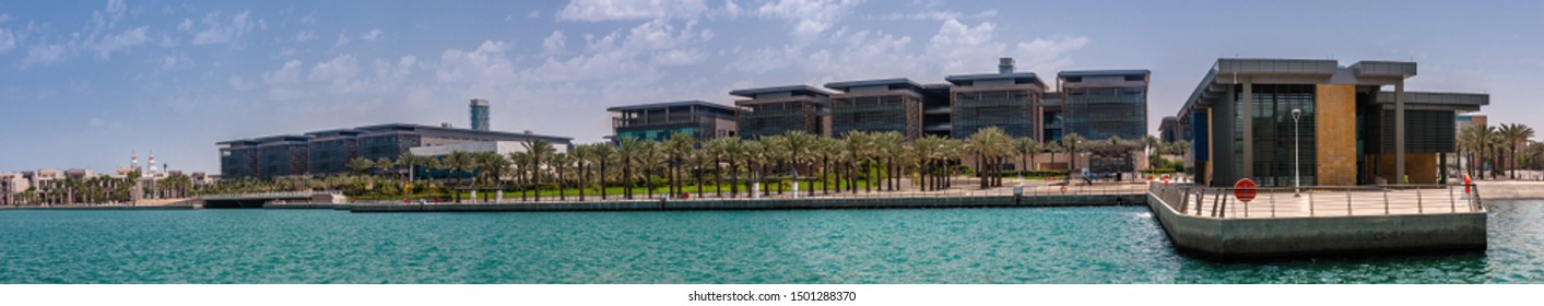 Thuwal, Saudi Arabia - May 3, 2019: King Abdullah University Of Science And Technology Campus