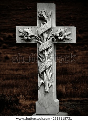 Thy will be Done Headstone 