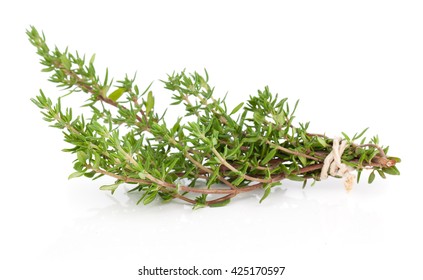 Thyme isolated on white background. - Shutterstock ID 425170597