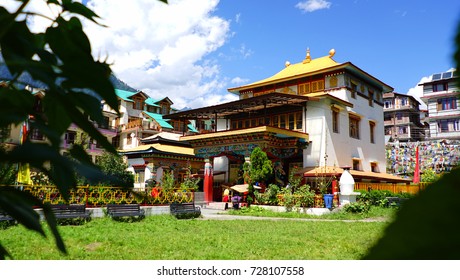 Tibetan Monastery In Manali, Kashmir, India