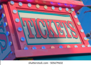 Ticket Booth At County Fair