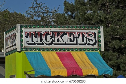 Ticket Booth At County Fair