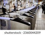 The ticket gates of Seoul station in Seoul, Korea.