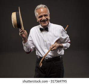 Ticket Seller, Retro American Carnival Barker