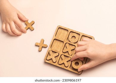 Tic-tac-toe game. Educational games. Strategy game. - Powered by Shutterstock