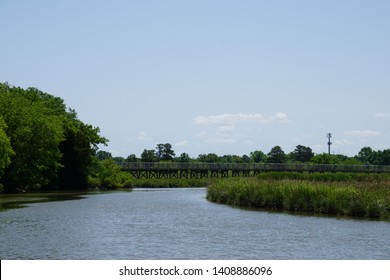 Tidal Land In Hampton, Virginia