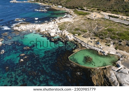 The tidal pool at Millers Point right past Simons Town.
