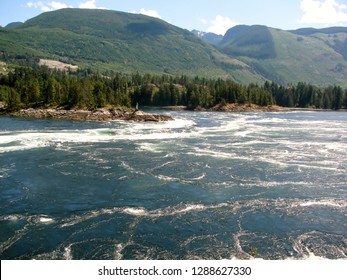 Tidal Rapids At Skookumchuck Narrows Provincial Park