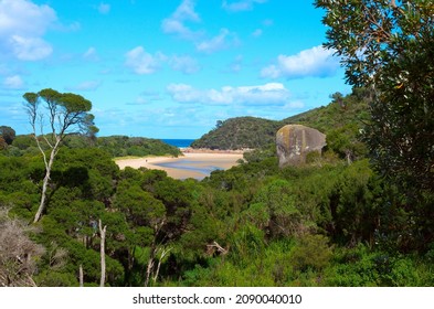 Tidal river at Wilsons Promontory national park, Australia. High quality photo - Shutterstock ID 2090040010