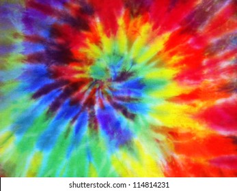 tie dye fabric background - Shutterstock ID 114814231