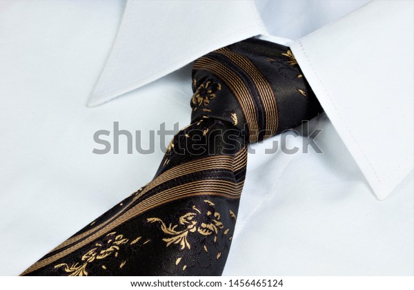 Tie White Shirt Wardrobe Men Decoration Stock Photo Edit Now