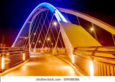 Tied Arch Bridge In Minneapolis, Minnesota