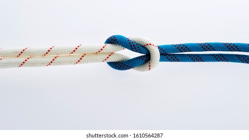 Tied Rope Together A Knot.