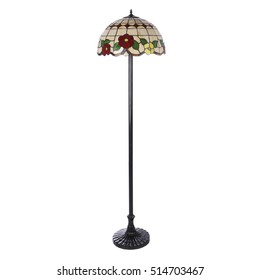 Tiffany Floor Lamp Isolated