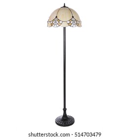 Tiffany Floor Lamp Isolated