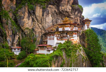 Tiger nest monastery, Taktshang Goemba, Paro, Bhutan