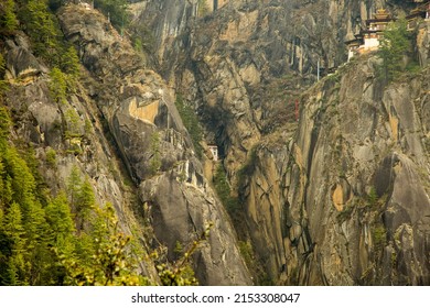 Tiger Nest, Upper Paro Valley In Bhutan