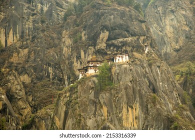 Tiger Nest, Upper Paro Valley In Bhutan