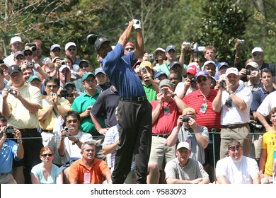 Tiger Woods At  Augusta Masters Of Golf 2006, Georgia,