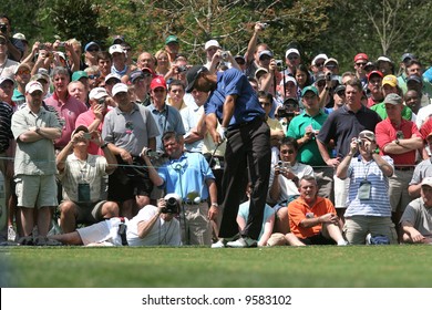 Tiger Woods at  Augusta Masters of golf 2006, Georgia,