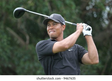 Tiger Woods At World Golf Championship, Doral, Miami, Feb 2007, Florida