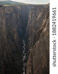 Tight Turns in the Gunnison River as it carves the Black Canyon of the Gunnison