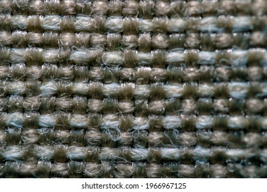 Tightly Woven Canvas Fabric Texture. Macro Woven Texture.