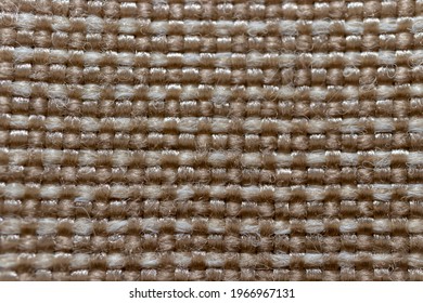 Tightly Woven Canvas Fabric Texture. Macro Woven Texture.