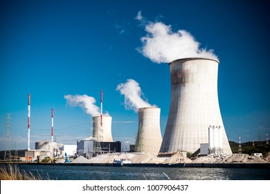 Tihange Nuclear Power Station In Belgium