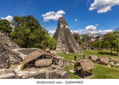 Tikal, Mayan Ruins, Temple I, The Great Jaguar, Main Plaza,  Guatemala