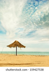 Tiki Hut On The Beach