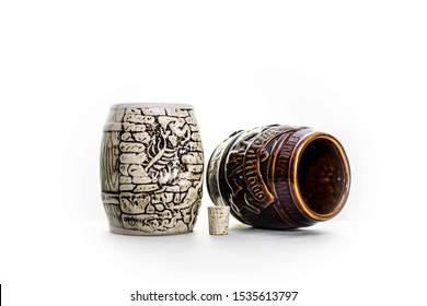 Tiki Mug On White Backdrop