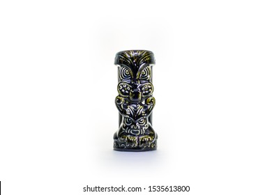 Tiki Mug On White Backdrop