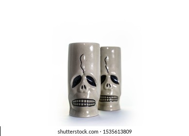 Tiki Mug On White Backdrop