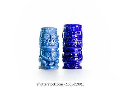 Tiki Mug On White Backdrop