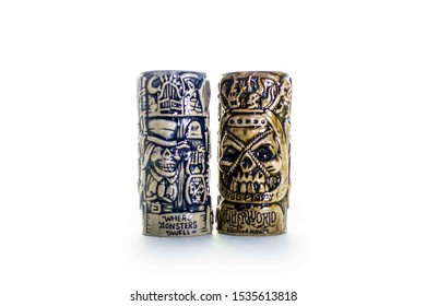 Tiki Mug On White Backdrop