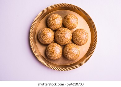 Til Ke Ladoo Or Til Laddu Or Sesame Sweet Laddu 