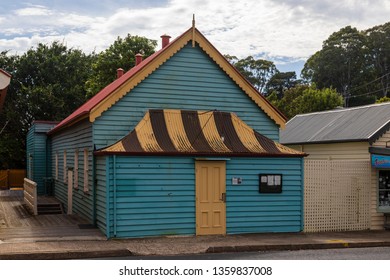 Tilba, Victoria, Australia - December 18 2017: The Community Hall Of Tilba, One Of The Picturesque Houses Of Tilba