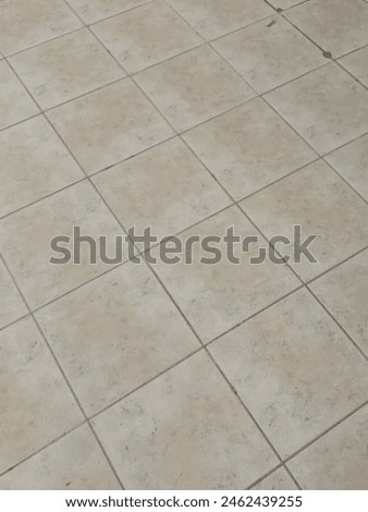 Tile on the ground outside