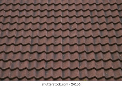 A tile roof texture pattern image.
