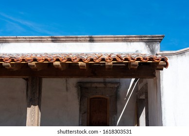 Tile Roofing On A Pueblo Style Building