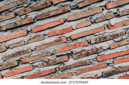 Tileable old brick wall texture with worn surfaces and realistic masonry details. Perfect for architectural visualization, game assets, and urban environment design.