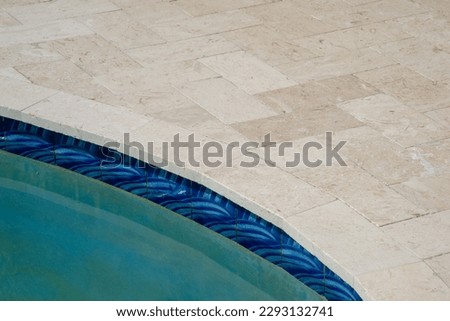 A Tiled Plunge Pools Edge 