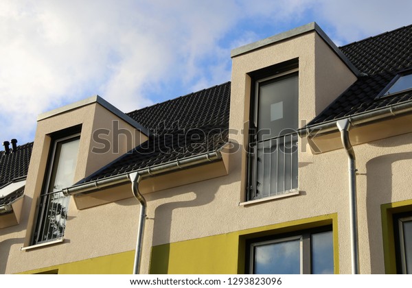 Tiled Roof Dormers Stock Photo Edit Now 1293823096