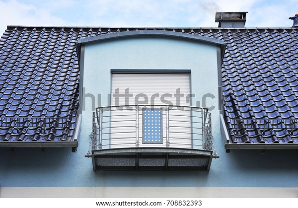 Tiled Roof Modern Dormer Window High Stock Photo Edit Now 708832393