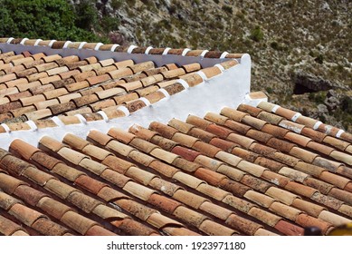 A Tiled Roof Pattern Somewhere In Southern Europe