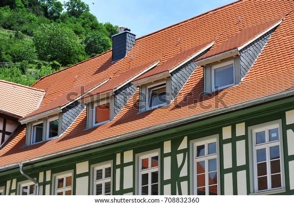 Tiled Roof Renovated Half Timber Building Stock Photo Edit Now