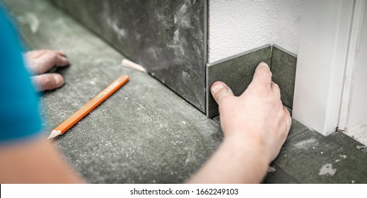 
Tiler assembles the tile base
